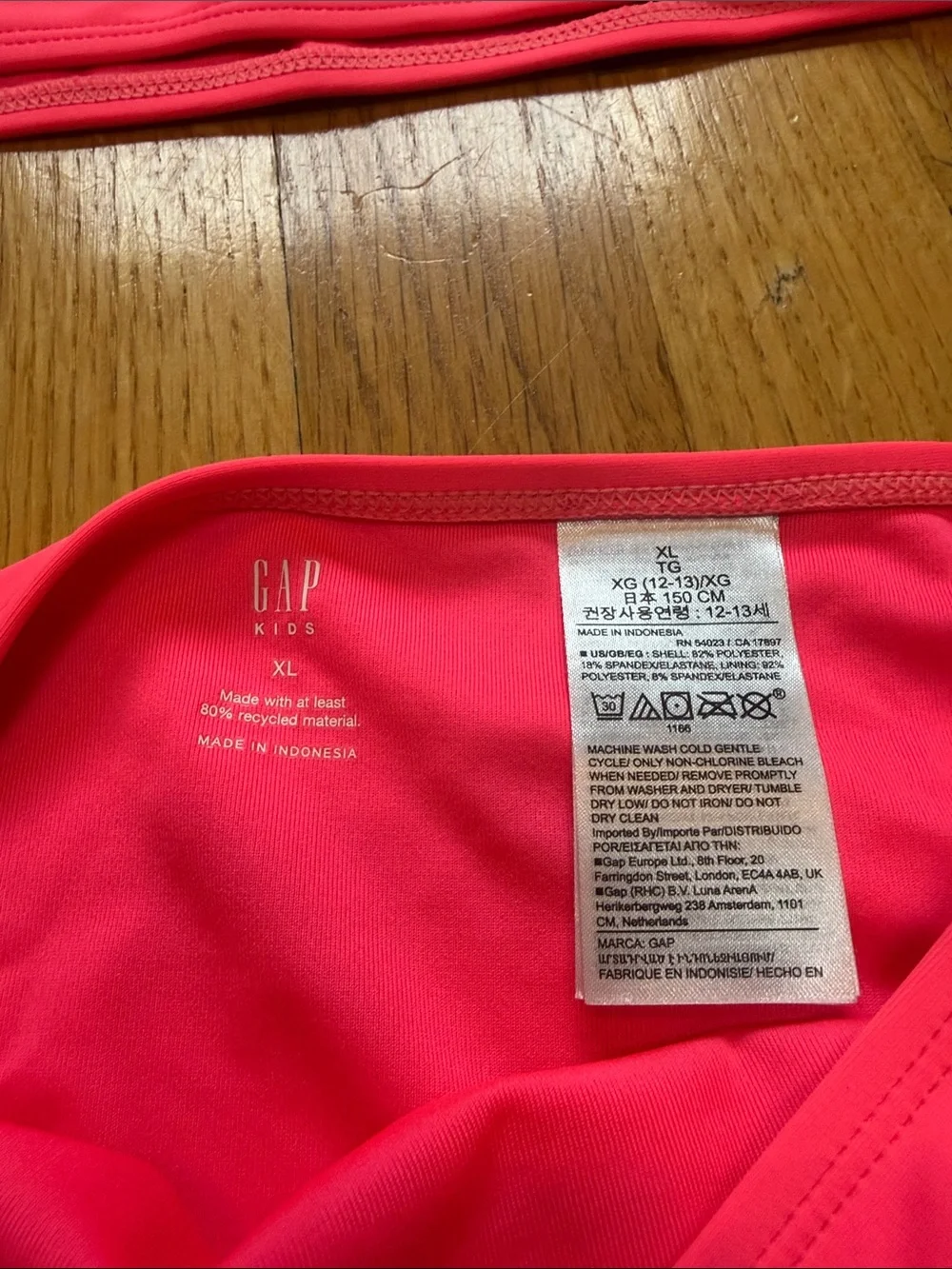 GAP Bright Pink Girls' One-Piece Swimsuit